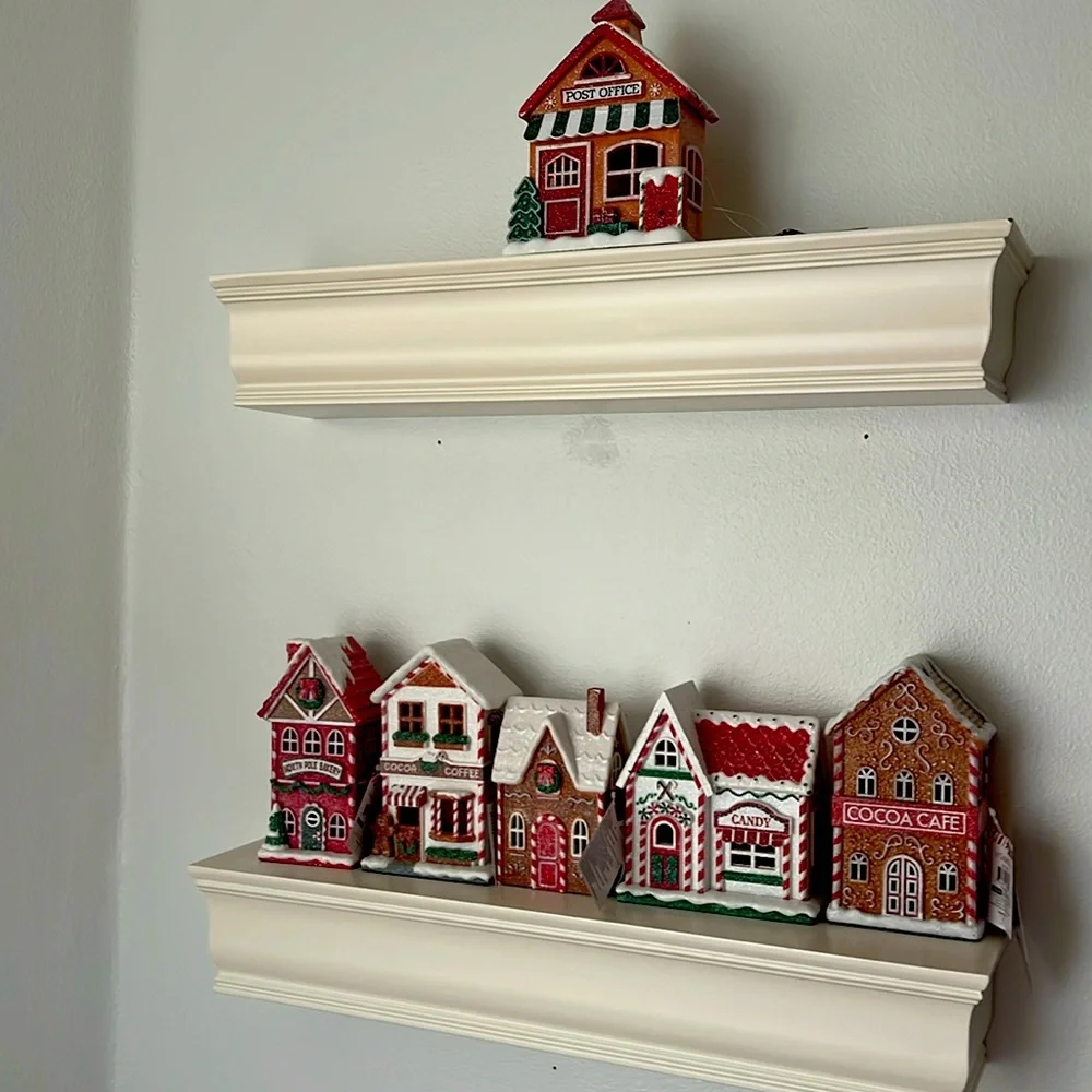 Target Gingerbread light up houses. Set of 6